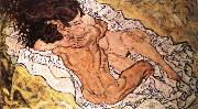 the embrace Egon Schiele